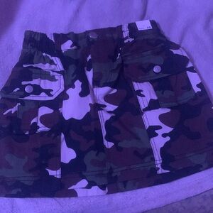 NWT Camo skirt